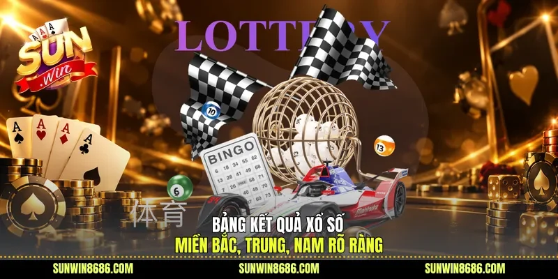 Bảng kết quả xổ số miền Bắc, Trung, Nam rõ ràng