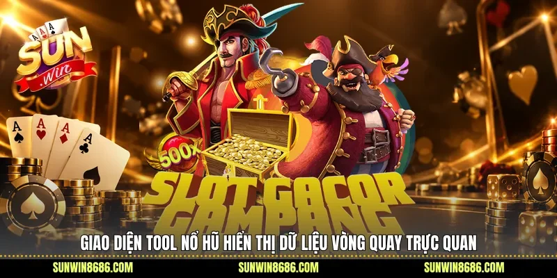 Giao diện Tool nổ hũ hiển thị dữ liệu vòng quay trực quan