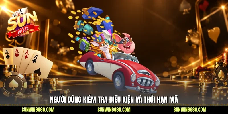 Người dùng kiểm tra điều kiện và thời hạn mã
